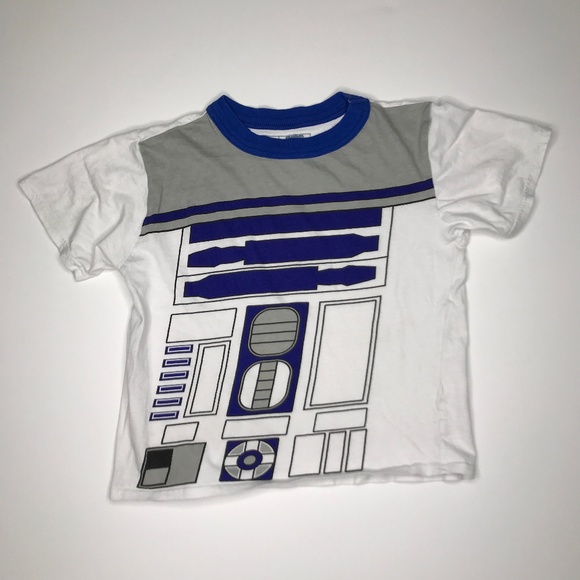Star Wars Other - Star Wars R2-D2 Blue White Graphic Tee Shirt